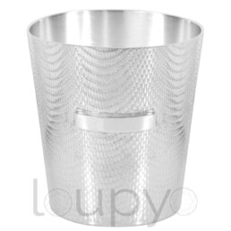 Timbale Onda Loupyo en métal argenté