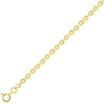 Chaine forçat ronde or jaune