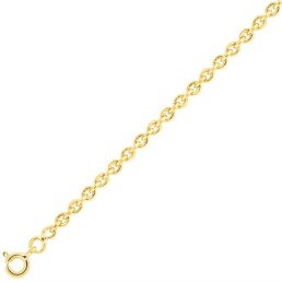 Chaine forçat ronde or jaune
