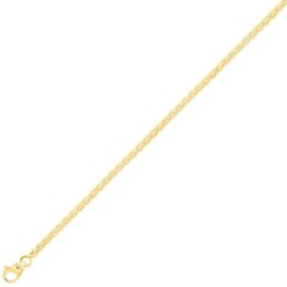 Chaine de Baptême Spiga or jaune 18 carats