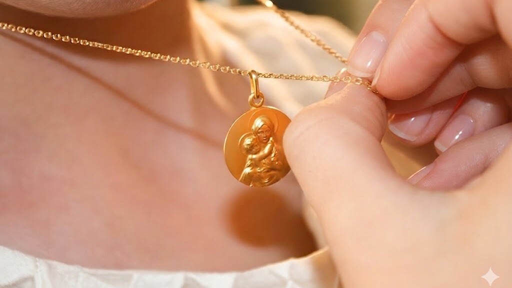 Chaîne forçat de baptême en or ou argent | Chaîne de Baptême