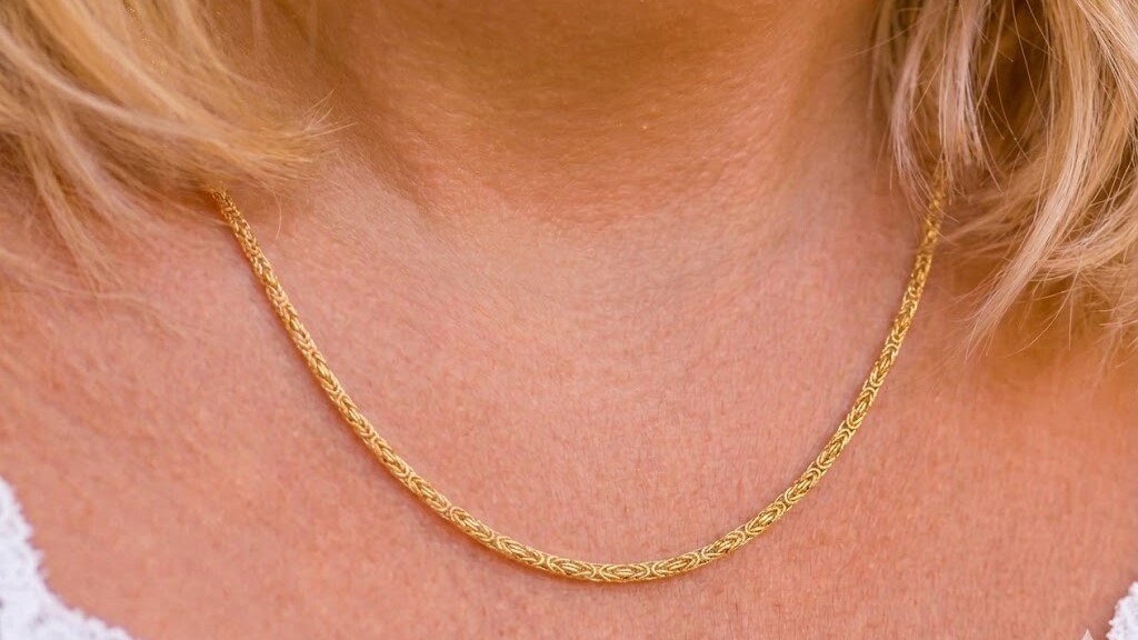Chaîne Spiga de baptême en or ou argent | Chaîne de Baptême
