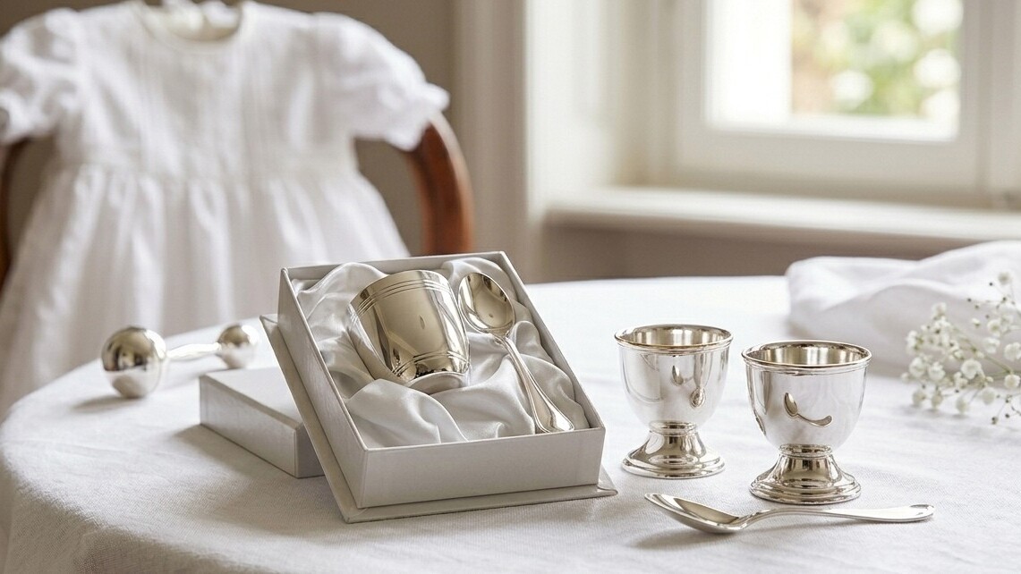 Coquetier de baptême : cadeau d'orfèvrerie raffiné et durable